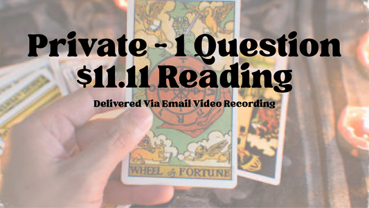 Private In-Depth Read (1 Question) Private Reading Via Email